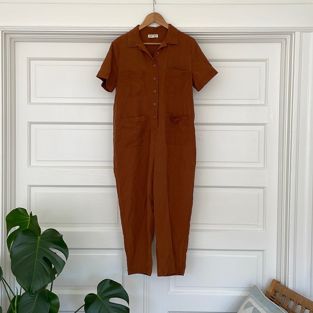 Tradlands Finn Jumpsuit in Clay | M